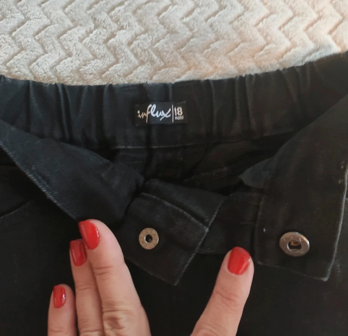 Conjunto de jaqueta nova + jeans preto novo + camiseta ML 18 meses – photo 7